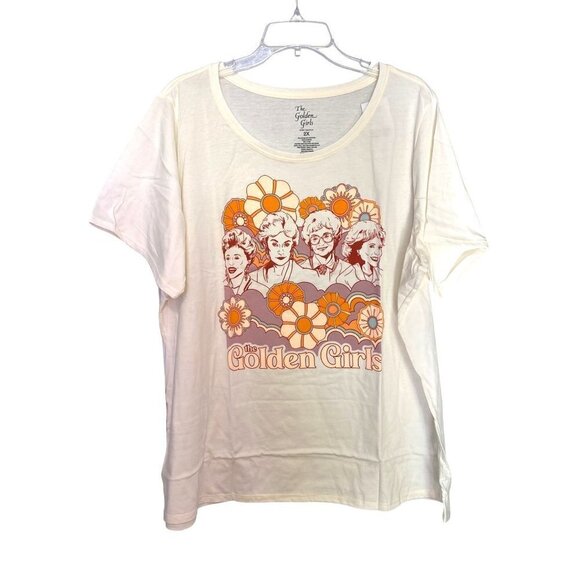 Golden Girls Retro Graphic Tee Short Sleeves Women's Plus Size 2X - Picture 1 of 7